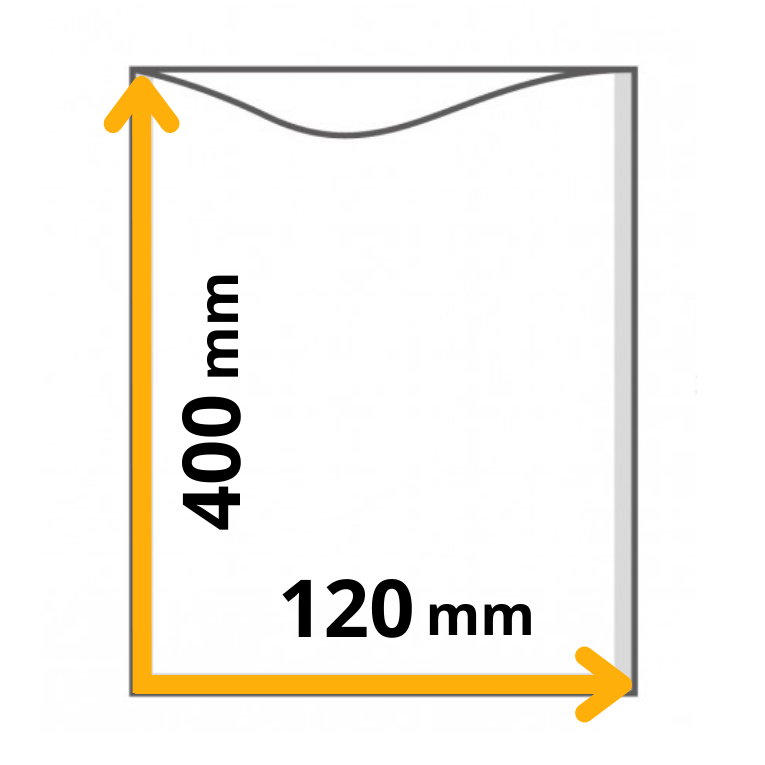myvac busta sottovuoto liscia, 90my, 120x400mm myvac busta sottovuoto liscia, 90my, 120x400mm